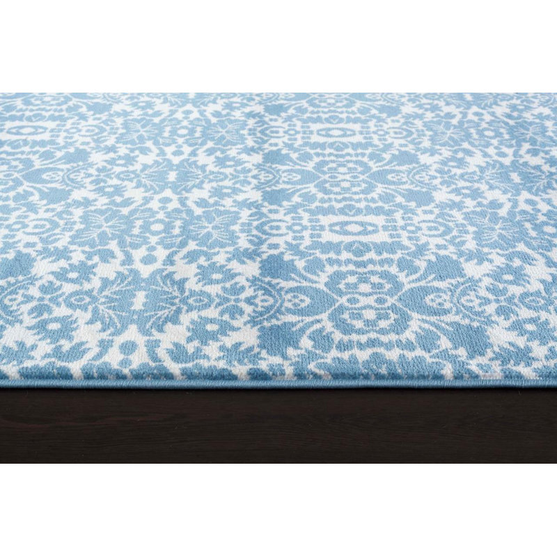 Lark Manor Paden Dark Blue Indoor/Outdoor Area Rug Wayfair